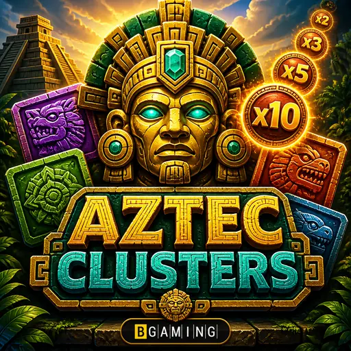 Aztec Clusters de BGaming con temática azteca, clusters y multiplicadores