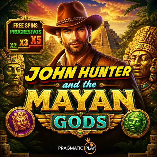 John Hunter and the Mayan Gods de Pragmatic Play con temática maya y free spins