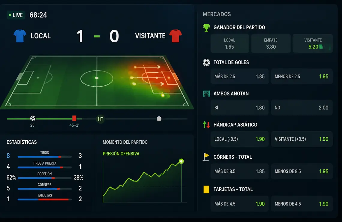 apuestas deportivas vinculadas al marcador